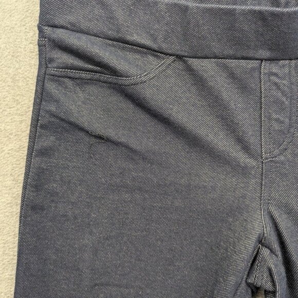 Guess Leggings Womens Large Blue Denim Jeggings Stretch Pull On Pants Casual - Picture 2 of 11